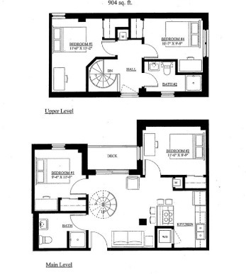 Plano de planta de 4 habitaciones - ENTIRE 4 BEDROOM