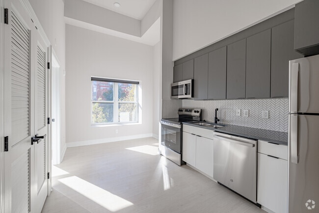 1BR, 1BA - Kitchen, Living, Dining Room - The Xander