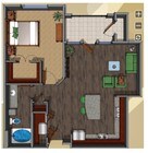1BR/1BA