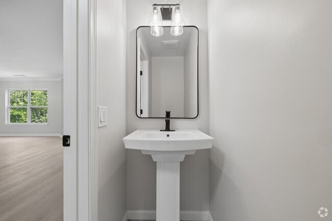 2BR, 2.5BA - 1,388SF - Half Bathroom