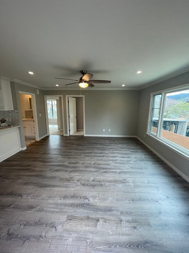 Living room, view from front door. - 2334 Del Mar Rd Unit Apartment