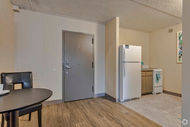 1BR, 1BA - 750 SF - Kitchen/Dining Area - Forest Green Manor - 62+ Senior Apartments