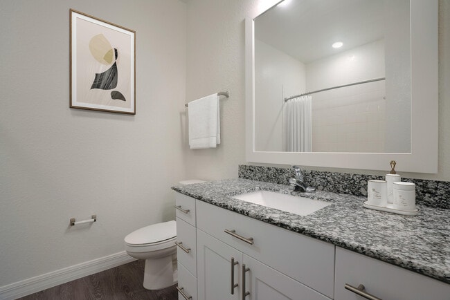 Experience luxury with this elegantly designed bathroom, perfect for relaxation.