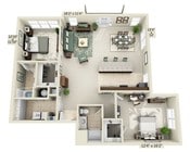 Two Bedroom B2M