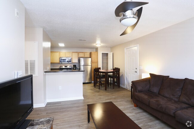 2BR, 2BA - 1100 SF Furnished- Living Area