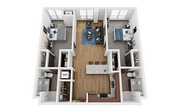 The Bridges Dinkytown B3 2x2 Floor Plan