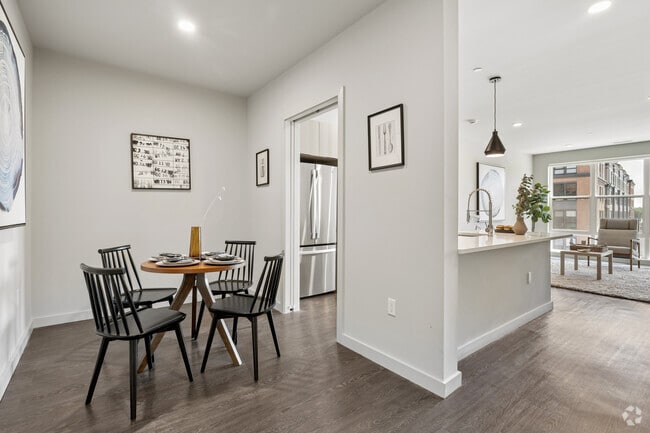 2BR, 2BA - 1,224SF - Dining Room and Kitchen