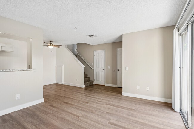 2BR, 1.5BA - 860SF - Living Room - Mountain Crest Townhomes