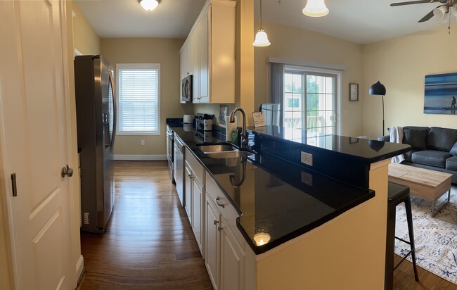 Fully equipped kitchen, includes pantry and separate laundry closet. Electric stove, dishwasher, lar - 123 Covil Ave Unit 301