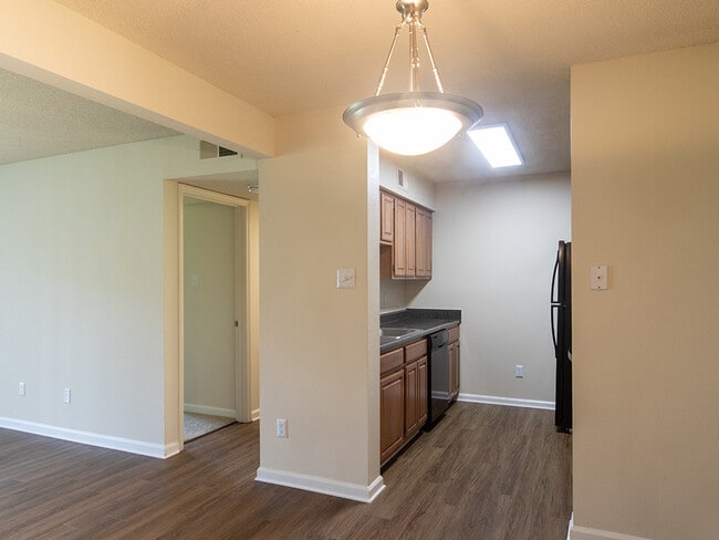 Dining and kitchen in 2 bedroom floor plans