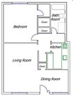 1 habitación/1 baño