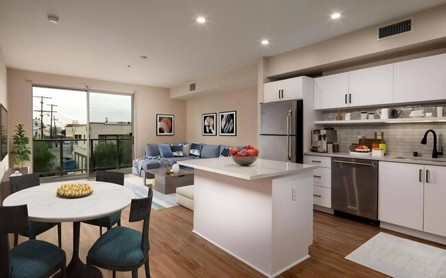 Set the table, cook and keep the conversation going, all in one room.