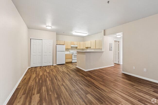 3BR, 2BA - 1,184SF - Living Room - Paloma Villas