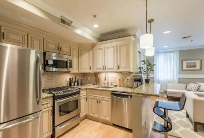 Modern kitchen & stainless steel appliances - 328 Garden St Unit 1