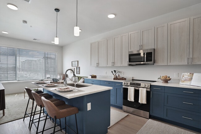 Stylish Kitchen with European Shaker Cabnets