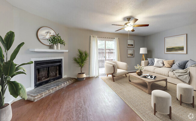 Living area with Fireplace - 846 Piney Rental