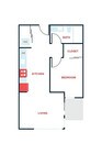 1 Bed, 1 Bath - Apt D