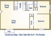 2BR/1BA