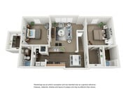 3d B3 Floor Plan