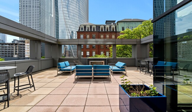 Step out and relax on the patio of the club room which offers lounge seating and a fireplace