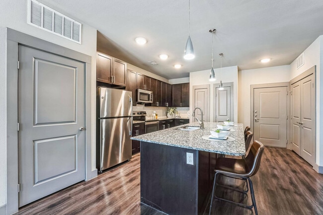 Modern Kitchen with Island & Open Living Room | Discovery Park, Denton TX - Discovery Park