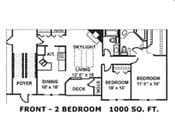 2BR/2BA