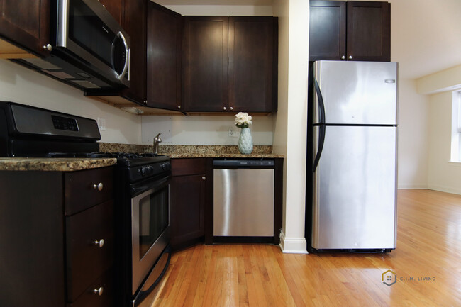 Kitchen - Onyx on Hoyne Apartments