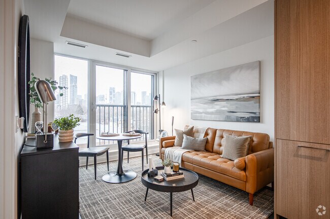 1BR, 1BA - 576SF - Living Room Angle 1