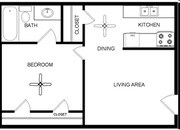 1BR/1BA