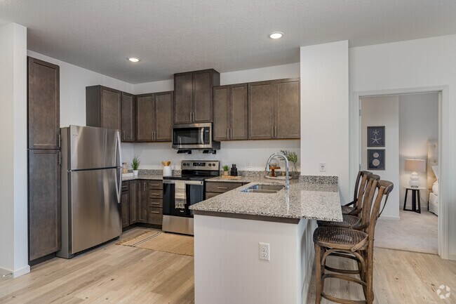 2BR,2BA - 934SF - Kitchen