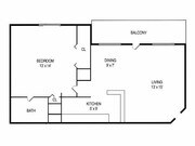 1BR/1BA