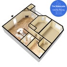 The Waterside 2 Bed 1 Bath