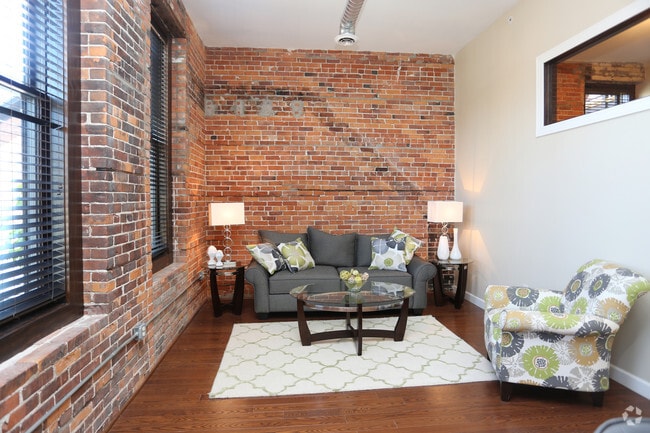 Living Room - Bosche Lofts and 910 Main Street.