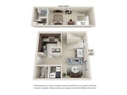 1 Bed 1.5 Bath