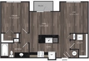 A2 floor plan Encore Motif