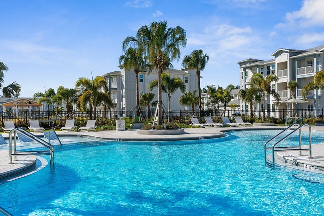 Experience luxury at its finest with this stunning resort-style pool area.