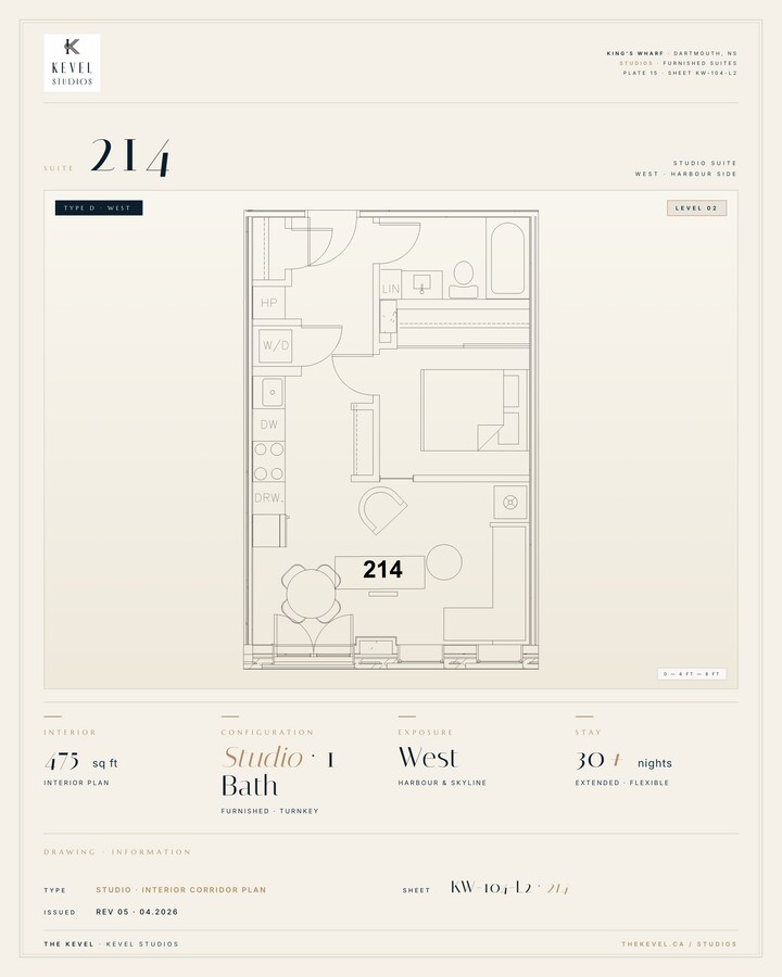 1 Bedroom Suite · 475 sq ft - 1 Bedroom Suite · 475 sq ft Unit 214