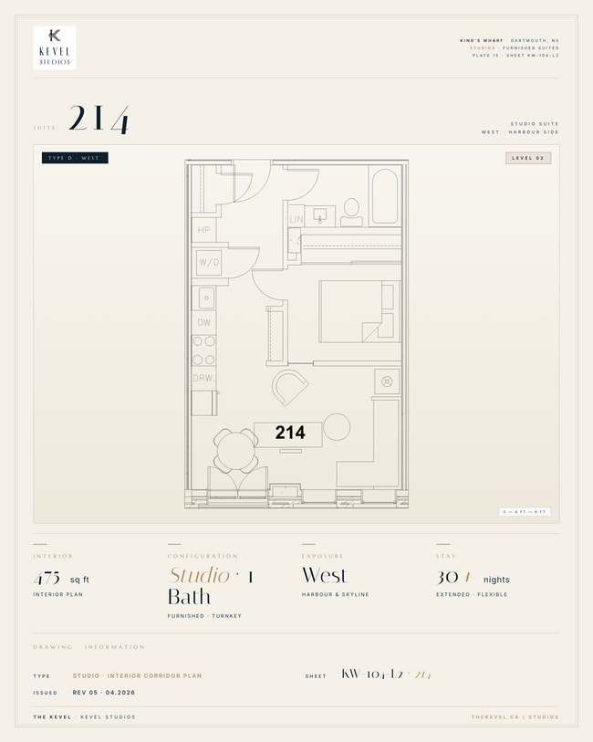 Building Photo - 1 Bedroom Suite · 475 sq ft Unit 214