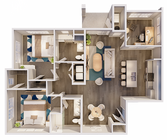 Maplewood 2 Bedroom 2 Bath With Den