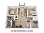 Hillshire - 2 Beds, 2 Baths, 947-1023 sq. ft.
