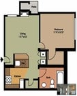 1BR/1BA