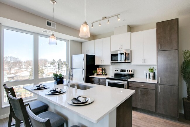 Our modern kitchens are stylish and functional. - The Central Apartments