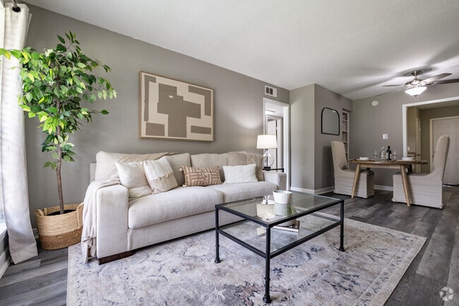 2BR, 2 BA - 800SF - Living Room