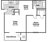 1BR/1BA