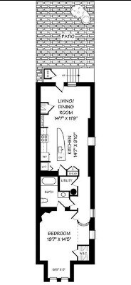 Plano de planta - 1534 T St NW