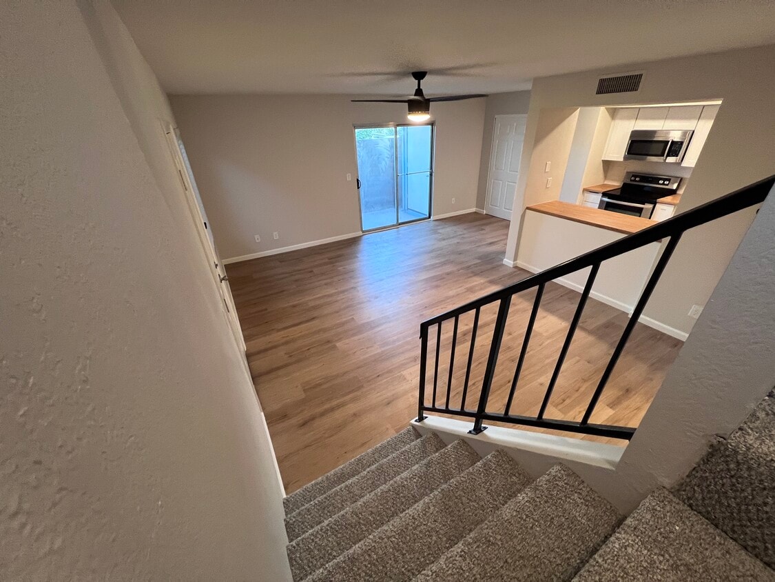 Living room and Kitchen downstairs - 7602 N 61st Ave (Glendale, AZ)