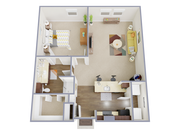 1 Bedroom, 1 Bathroom