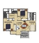 2 Bedroom Floor Plan