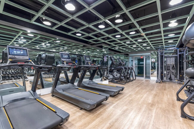 Fitness center with strength and cardio equipment