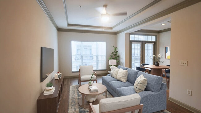 Living Room with Hard Surface Flooring